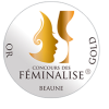médaille féminalise or